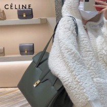 CELINE塞琳原單 soft 16 大號光滑牛皮革柔軟手袋購物袋