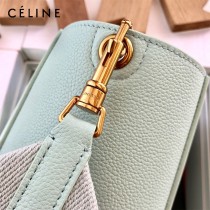 CELINE塞琳原單 650 SANGLE BUCKET小號柔軟粒面小牛皮小號水桶包