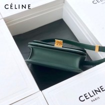 CELINE塞琳原單  Box Teen 拋光小牛皮小號豆腐包