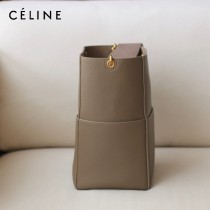 CELINE塞琳原單 632  大號SANGLE BUCKET 柔軟粒面小牛皮水桶包