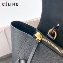 CELINE塞琳原單620-1 BELT MICRO 中號 粒面小牛皮斜挎手提手袋