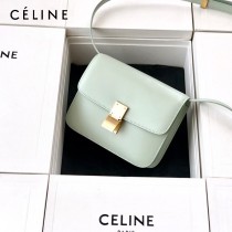 CELINE塞琳原單  Box Teen 拋光小牛皮小號豆腐包