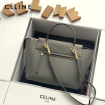 CELINE塞琳原單 620  BELT MINI  粒面小牛皮肩背 大號手提鯰魚包