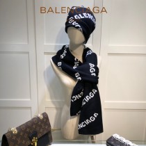 巴黎世家balenciaga帽子 圍巾套裝