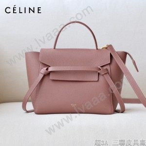 CELINE塞琳原單620-1 BELT MICRO 中號 粒面小牛皮斜挎手提手袋