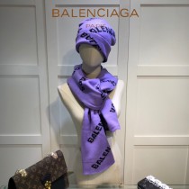 巴黎世家balenciaga帽子 圍巾套裝
