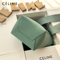 CELINE塞琳原單 650 SANGLE BUCKET小號柔軟粒面小牛皮小號水桶包