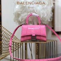 BALENCIAGA-01  巴黎世家原單爆款MINI號鱷魚紋HOURGLASS沙漏包