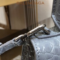 BALENCIAGA-05  巴黎世家原單爆款MINI號鱷魚紋HOURGLASS沙漏包