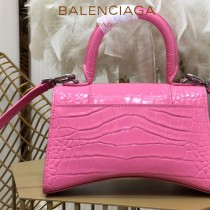 BALENCIAGA-01  巴黎世家原單爆款MINI號鱷魚紋HOURGLASS沙漏包