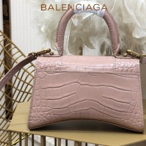 BALENCIAGA-010  巴黎世家原單爆款MINI號鱷魚紋HOURGLASS沙漏包