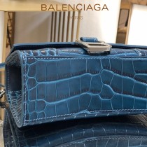 BALENCIAGA-06  巴黎世家原單爆款MINI號鱷魚紋HOURGLASS沙漏包