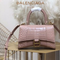 BALENCIAGA-010  巴黎世家原單爆款MINI號鱷魚紋HOURGLASS沙漏包