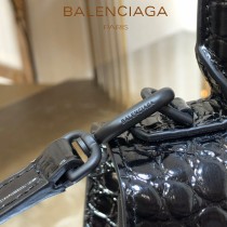 BALENCIAGA-08  巴黎世家原單爆款MINI號鱷魚紋HOURGLASS沙漏包