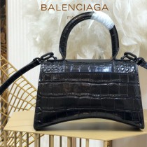 BALENCIAGA-08  巴黎世家原單爆款MINI號鱷魚紋HOURGLASS沙漏包