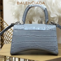 BALENCIAGA-05  巴黎世家原單爆款MINI號鱷魚紋HOURGLASS沙漏包