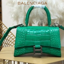 BALENCIAGA-03  巴黎世家原單爆款MINI號鱷魚紋HOURGLASS沙漏包