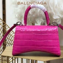 BALENCIAGA-07  巴黎世家原單爆款MINI號鱷魚紋HOURGLASS沙漏包