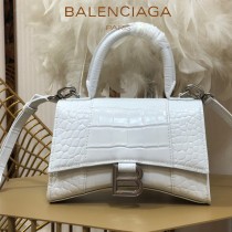 BALENCIAGA-09  巴黎世家原單爆款MINI號鱷魚紋HOURGLASS沙漏包