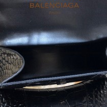 BALENCIAGA-08  巴黎世家原單爆款MINI號鱷魚紋HOURGLASS沙漏包