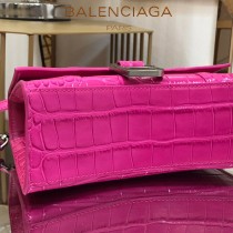 BALENCIAGA-07  巴黎世家原單爆款MINI號鱷魚紋HOURGLASS沙漏包