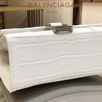 BALENCIAGA-09  巴黎世家原單爆款MINI號鱷魚紋HOURGLASS沙漏包