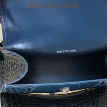 BALENCIAGA-06  巴黎世家原單爆款MINI號鱷魚紋HOURGLASS沙漏包