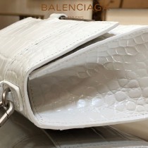 BALENCIAGA-09  巴黎世家原單爆款MINI號鱷魚紋HOURGLASS沙漏包