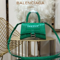 BALENCIAGA-03  巴黎世家原單爆款MINI號鱷魚紋HOURGLASS沙漏包