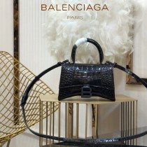 BALENCIAGA-08  巴黎世家原單爆款MINI號鱷魚紋HOURGLASS沙漏包