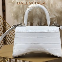 BALENCIAGA-09  巴黎世家原單爆款MINI號鱷魚紋HOURGLASS沙漏包