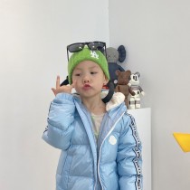 Moncler蒙口Moncler三色織帶童裝羽絨服  內充優質90%白鴨絨
