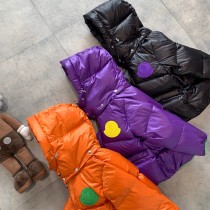 Moncler專櫃限量款男女童裝羽絨服 尺碼：110-150(紫色，黑色，橙色)