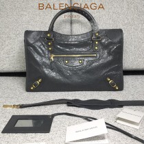 BALENCIAGA-03  巴黎世家頂級原單 GiantCity中網釘系列機車包