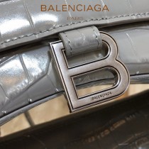 BALENCIAGA-06  巴黎世家原單爆款小號鱷魚紋HOURGLASS沙漏包