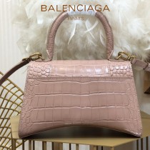 BALENCIAGA-01  巴黎世家原單爆款小號鱷魚紋HOURGLASS沙漏包