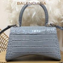 BALENCIAGA-06  巴黎世家原單爆款小號鱷魚紋HOURGLASS沙漏包