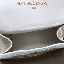 BALENCIAGA-02  巴黎世家原單爆款小號鱷魚紋HOURGLASS沙漏包