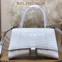 BALENCIAGA-02  巴黎世家原單爆款小號鱷魚紋HOURGLASS沙漏包