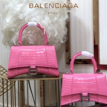 BALENCIAGA-010  巴黎世家原單爆款小號鱷魚紋HOURGLASS沙漏包