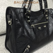 BALENCIAGA-04  巴黎世家頂級原單 GiantCity中網釘系列機車包