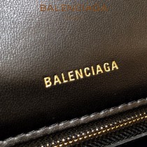 BALENCIAGA-09  巴黎世家原單爆款小號鱷魚紋HOURGLASS沙漏包