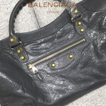 BALENCIAGA-03  巴黎世家頂級原單 GiantCity中網釘系列機車包