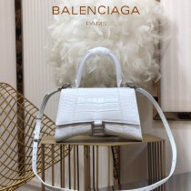 BALENCIAGA-02  巴黎世家原單爆款小號鱷魚紋HOURGLASS沙漏包