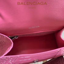 BALENCIAGA-010  巴黎世家原單爆款小號鱷魚紋HOURGLASS沙漏包