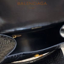 BALENCIAGA-09  巴黎世家原單爆款小號鱷魚紋HOURGLASS沙漏包