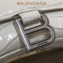 BALENCIAGA-02  巴黎世家原單爆款小號鱷魚紋HOURGLASS沙漏包