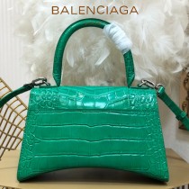 BALENCIAGA-08  巴黎世家原單爆款小號鱷魚紋HOURGLASS沙漏包