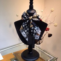 LV 真絲明星同款飄帶束髮帶