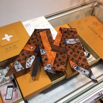 LV 真絲明星同款飄帶束髮帶